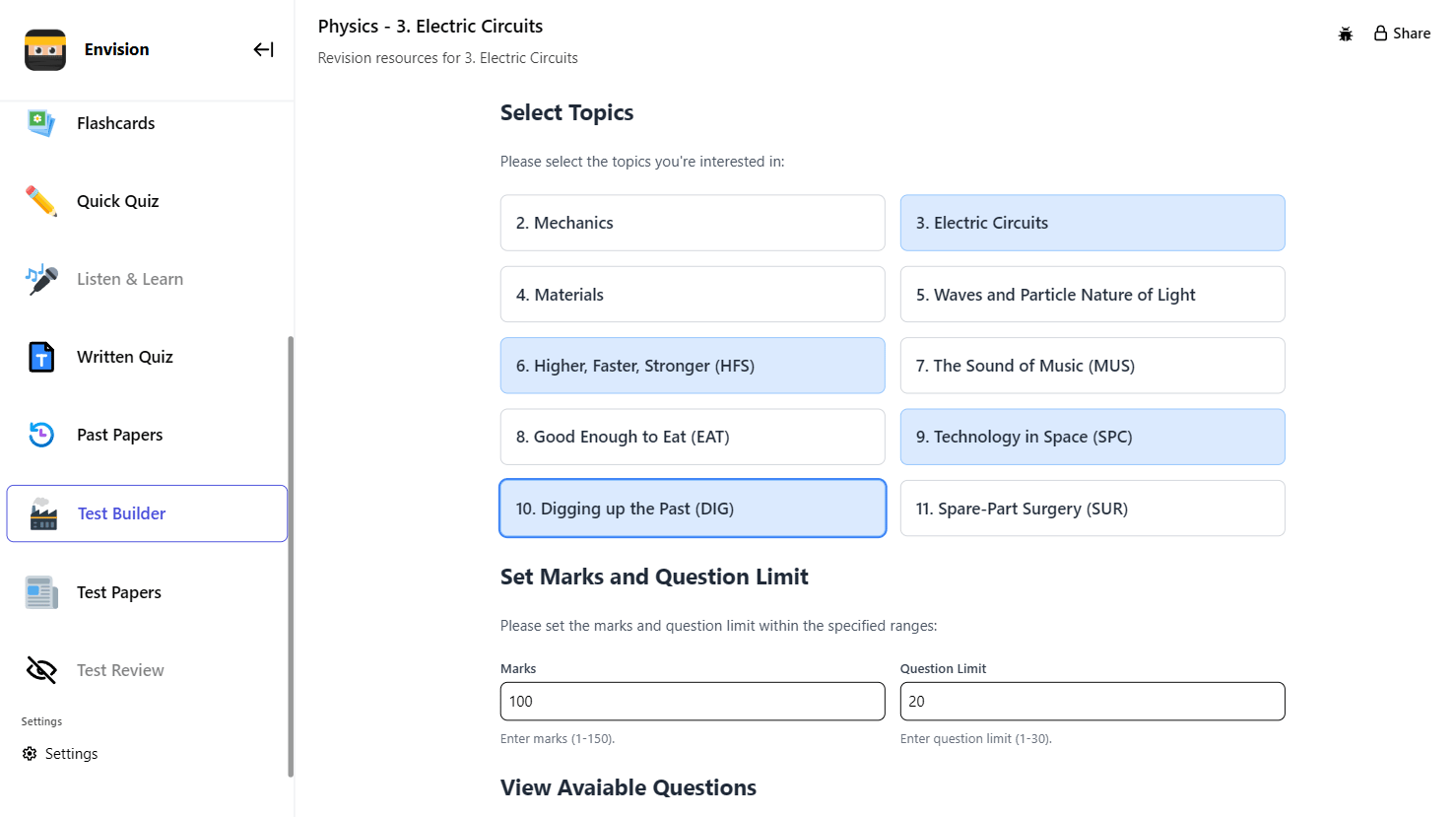 Quiz Example